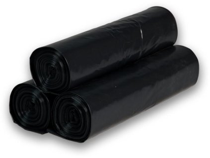 Vrecia na odpad 60 l, 60 x 70 cm, 25 ks/rolka, čierna