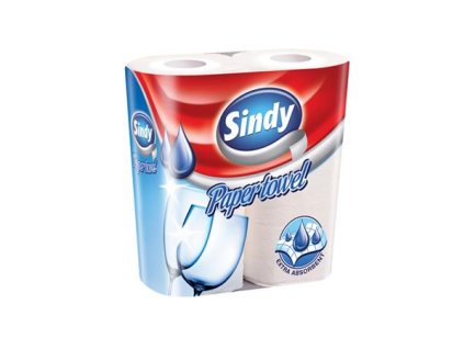 Kuchynské utierky "Sindy", dvojvrstvové, 2 ks/bal