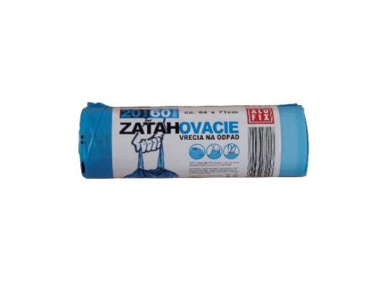 Vrecia zaťahovacie 60l 20mic. 640x710mm 20 ks zelené