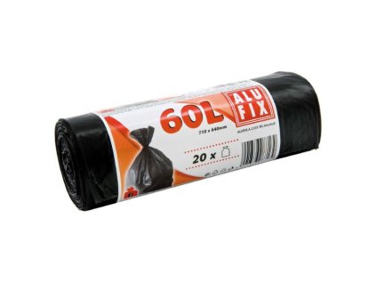 Vrecia 60 l 15 mic. 640 x 710 mm 20ks čierne