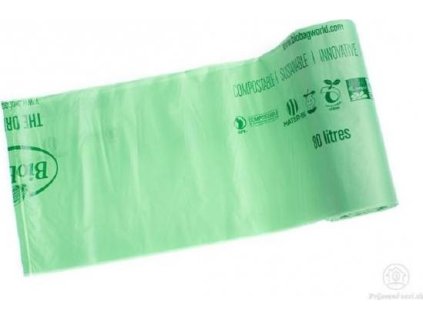 Vrecia BioBag na odpad 80 l extra pevné 20 ks