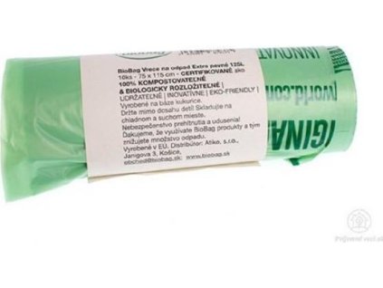 Vrecia BioBag na odpad 125 l extra pevné 10 ks
