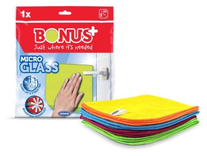 Utierka na čistenie okien, s mikrovláknom, "Bonus Premium Line"