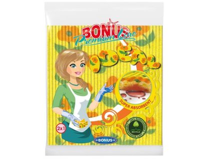 Špongiová utierka, 2 ks "Bonus Premium Line"