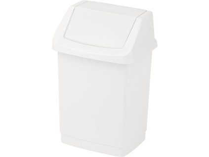 Smetný kôš, 50 l, CURVER "Click-It", biely