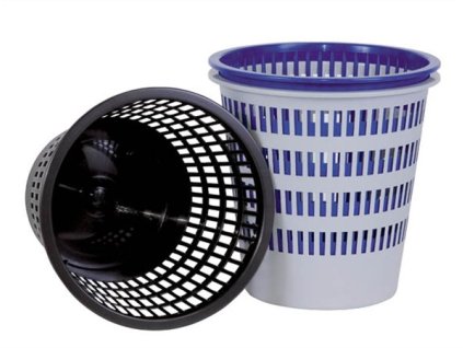 Kôš na papier, 16 l, DONAU, sivý