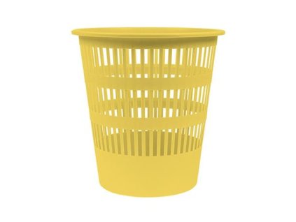Odpadkový kôš, 12 l, DONAU, pastelovo žltý