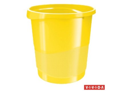 Smetný kôš, 14 liter, ESSELTE "Europost", Vivida žltý