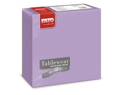 Servítky, 1/4 ohyb, 40x40 cm, FATO "Airlaid Shade", fialová