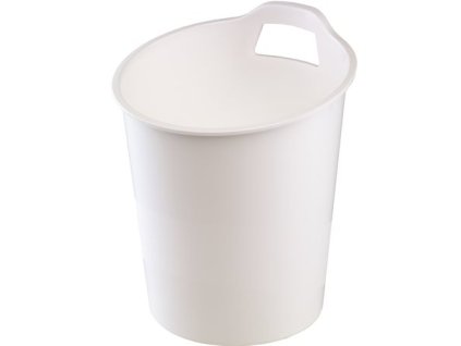 Smetný kôš, plastový, FELLOWES "Green2Desk", biely