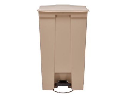 Odpadkový kôš, s pedálom, 87 l, plastový, RUBBERMAID, béžová