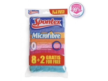 Utierky Spontex Microfibre 8 + 2 ZDARMA