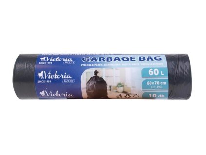 Vrecia na odpadky, 60 l, 10 ks, VICTORIA FACILITY