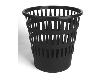 Kôš na papier, s mriežkami, 15 l, VICTORIA, čierna