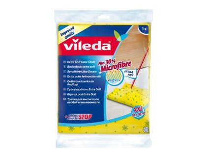 Utierka na podlahu, 30 % mikrovlákna, XXL veľkosť, VILEDA, žltá farba