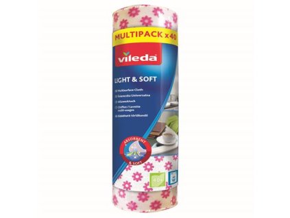 Utierka, jednorazová, 40 ks, VILEDA "Light&Soft"