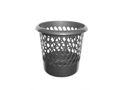 Odpadkový kôš, priemer: 30 cm, WHITEFURZE, strieborná