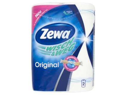 Kuchynské utierky, dvojvrstvové, 2 ks/bal, ZEWA "Wisch&Weg Klassik"