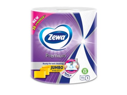 Papierové utierky, kotúčové, 230 útržkov, ZEWA "Premium Jumbo"