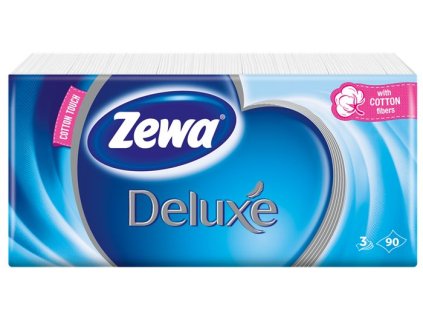 Papierové vreckovky "Delux" bez vône, 90 ks