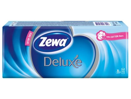 Papierové vreckovky "Delux" bez vône, 10x10 ks