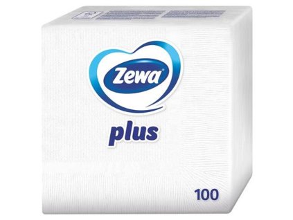 Servítky Zewa, 100 ks, biele