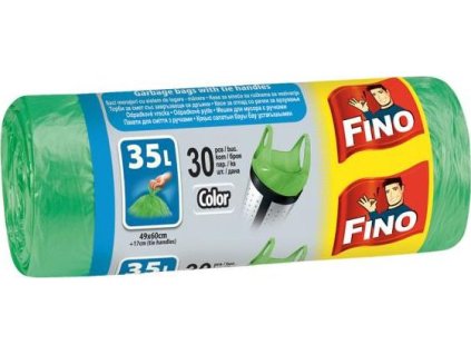 Vrecia zaväzovacie FINO Color 35 ?, 8 mic., 49 x 60 cm, zelené (30 ks)