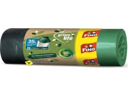 Vrecia zaťahovacie FINO Green Life Easy 35 ?, 22 mic., 53 x 60 cm (15 ks)