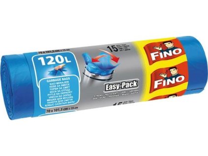 Vrecia zaväzovacie FINO Easy pack 120 ?, 22 mic., 70 x 102 cm, modré (15 ks)