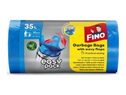 Vrecia zaväzovacie FINO Easy pack 35 ?, 15 mic., 50 x 55 cm, modré (30 ks)