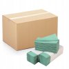 Papierové utierky skladané ZZ, 1 vrstvové, zelené (5 000 útržkov)