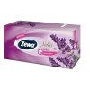 Kozmetické utierky, 4 vrstvy, 80 ks, ZEWA "Softis", vzor: levandula