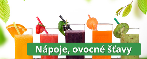 Nápoje, ovocné šťavy