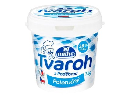 Tvaroh polotucny jemny 1000g Milko