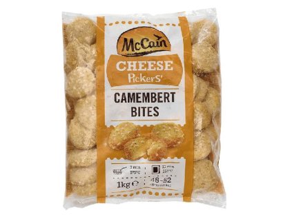 Camembert kúsky v strúhanke 1kg McCain