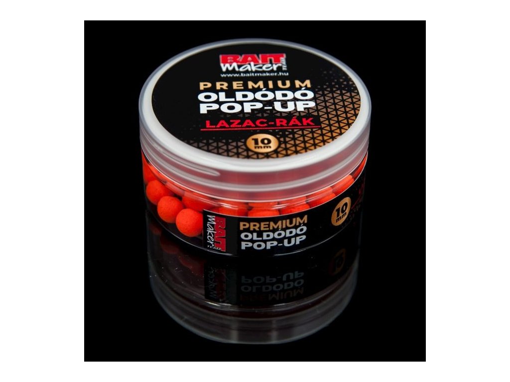 BAIT MAKER Premium Oldódó Pop Up 10 mm Lazac és Rák 25 gHBKfishing