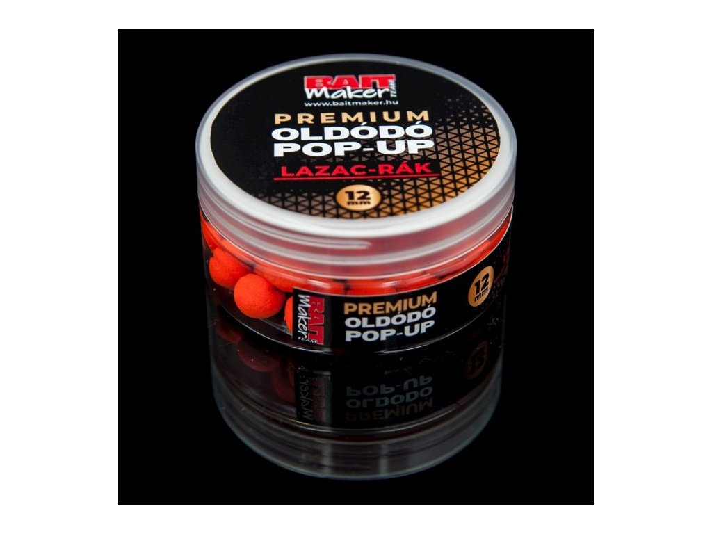 BAIT MAKER Premium Oldódó Pop Up 12 mm Lazac és Rák 25 gHBKfishing