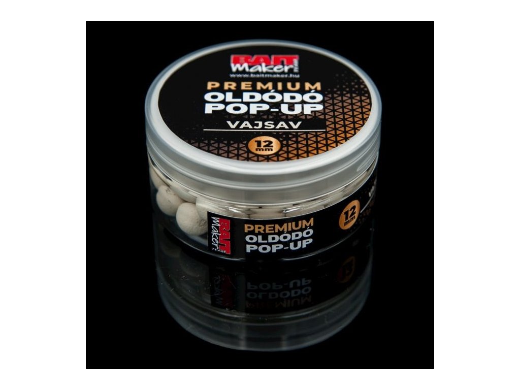 BAIT MAKER Premium Oldódó Pop Up 12 mm Vajsav 25 gHBKfishing