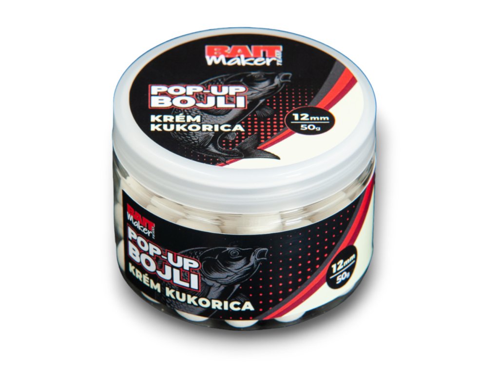 BAIT MAKER Pop Up Bojli 12 mm Krém kukorica 50 gHBKfishing
