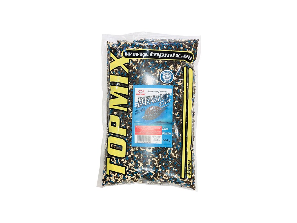 TOP MIX Dynamic Carp pellet, Lake Balaton (Fokhagyma Mandula)HBKfishing