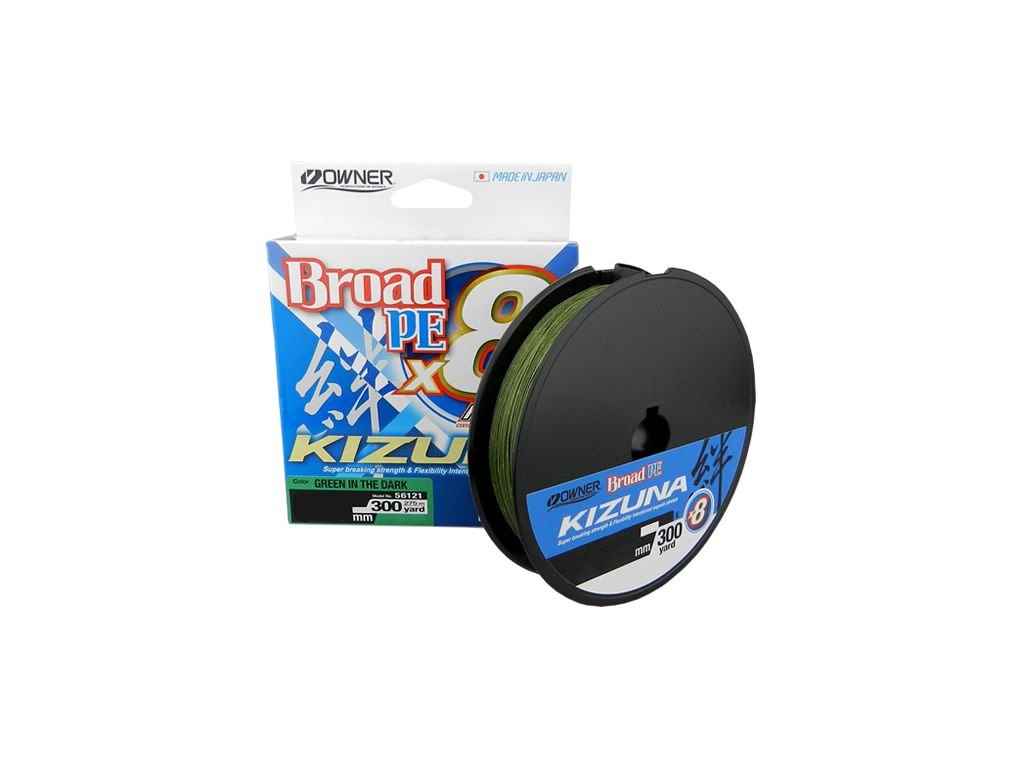 OWNER Kizuna X8 Dark Green 135 m - 0,17 mmHBKfishing