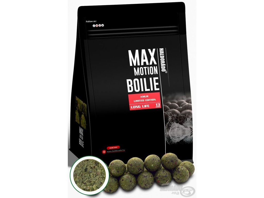 Haldorádó MAX MOTION Boilie Long Life 13 mm Limited Edition - AmurHBKfishing