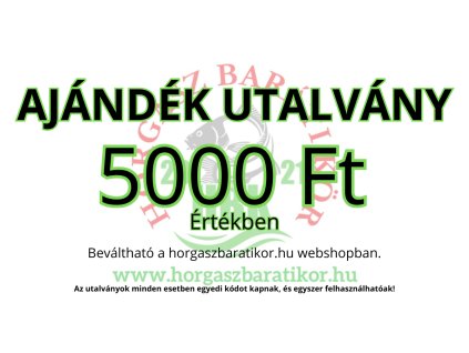 AJÁNDÉK UTALVÁNY 5000