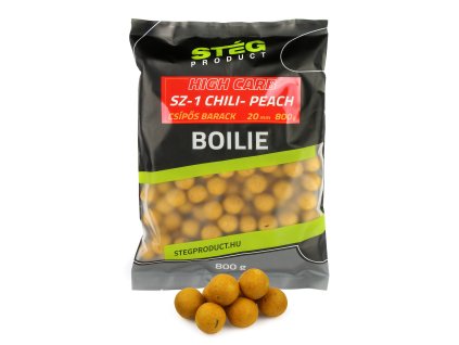 36051 steg carb bojli range sz 1 chili peach 20mm 800g