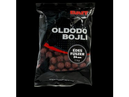 BAIT MAKER Oldódó bojli 24 mm Édes Fűszer 1 kgHBKfishing