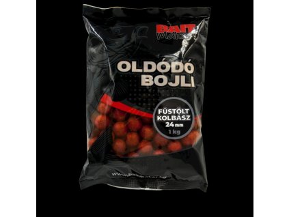 BAIT MAKER Oldódó bojli 24 mm Füstölt Kolbász 1 kgHBKfishing
