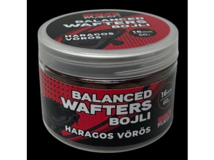 BAIT MAKER BALANCED WAFTER BOJLI HARAGOS VÖRÖS 16 MMHBKfishing