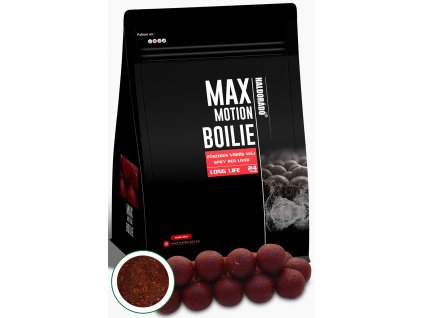Haldorádó MAX MOTION Boilie Long Life 24 mm - Fűszeres Vörös MájHBKfishing