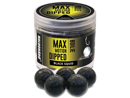 Haldorádó MAX MOTION Boilie Dipped 20 mm - Fekete TintahalHBKfishing