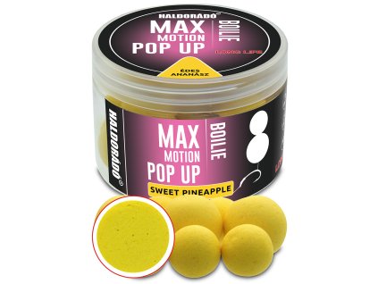 Haldorádó MAX MOTION Boilie Pop Up 16, 20 mm - Édes AnanászHBKfishing